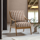 Mid-Century Modern Comfort with Indra Stripe Detail